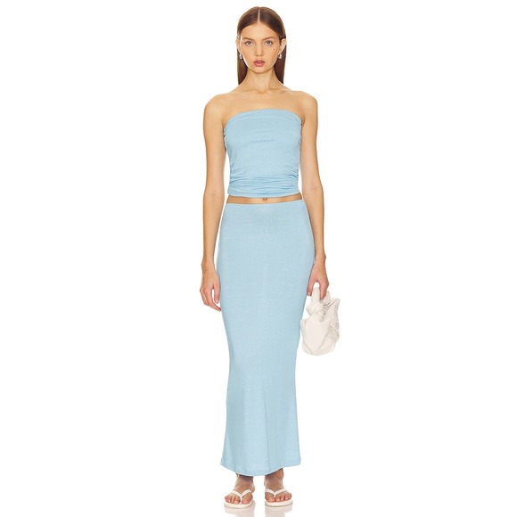 VDM the‎ Label Swim Resort Aqua Blue Stella Tank in Topaz XS NEW - Picture 6 of 9